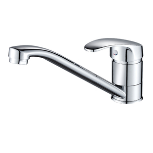 匠丁矮款长嘴厨房水龙头黄铜冷热洗菜盆洗碗池可旋转家用水槽龙头