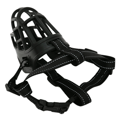 HOOPET狗狗嘴套尼龙反光升级款