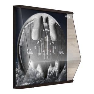 KGBOX乐高76161蝙蝠翼战机亚克力展示盒模型防尘罩透明积木