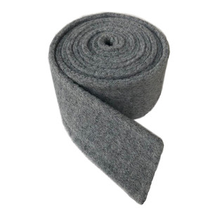 纯手工配双面羊绒大衣女腰带灰色黑色双面呢腰带配件羊毛腰带定制