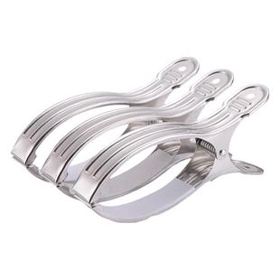 夹子不锈钢晾衣夹大号棉被子夹衣架防风蚊帐夹小开口晒衣服夹子