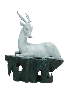 家居客厅办公室桌面中式风吉祥鹿