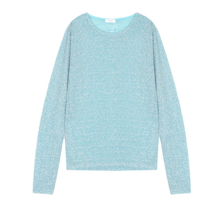 LOWRYS FARM打底衫女2026春季时尚金线透视修身内搭上衣971129