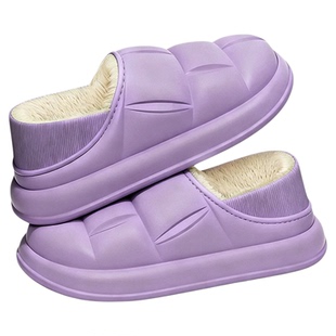 手术室防水棉拖鞋女款冬季包跟室内家居加厚底毛棉鞋难秋冬天外穿