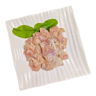 X盟旺蒜香鸡腿肉块鸡肉块鸡块鸡肉粒冷冻半成品中餐烧烤肉商用2kg