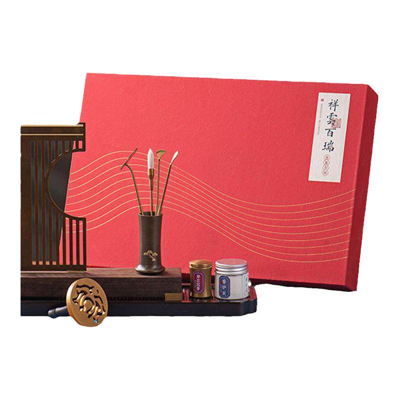 迦印堂纯铜复古香道套装熏香炉
