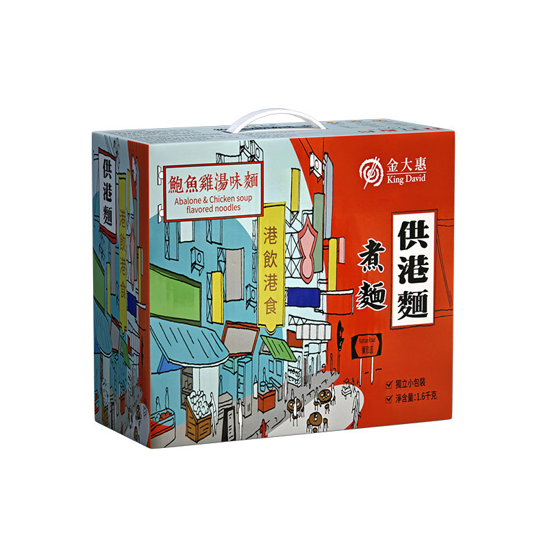 金大惠鲍鱼鸡汤面煮面散装面饼速食面供港茶餐厅面3.2斤整箱包邮