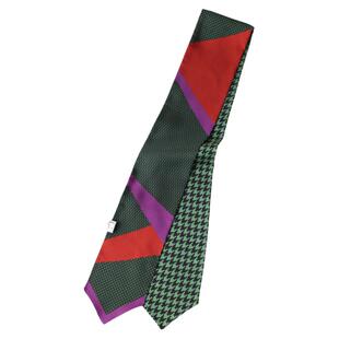 气质卓然！斜纹真丝千鸟格双面细条丝巾多用途装饰领巾发带KAKA特