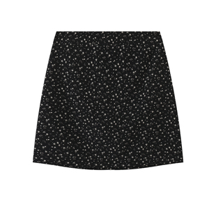 荒荒家 小碎花半身裙2026春季新款法式复古设计a字少女甜美短裙