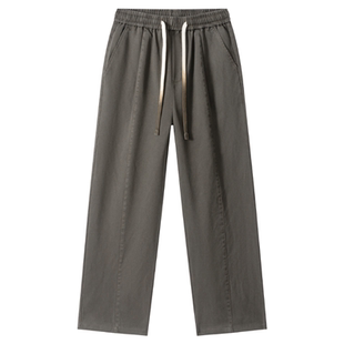 班尼路SK秋冬季宽松休闲保暖直筒加绒高个子工装裤纯色百搭长裤YS