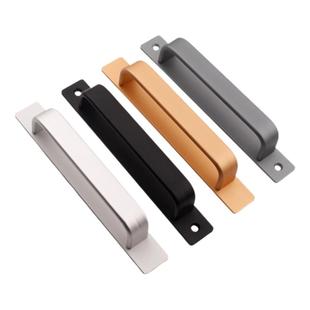 免打孔木门窗拉手玻璃柜门把手阳台推拉门移门明装手把铝合金手柄