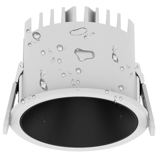 IP65级防水防雾筒灯厨房卫生间浴室嵌入式防眩筒灯家用75开孔LED