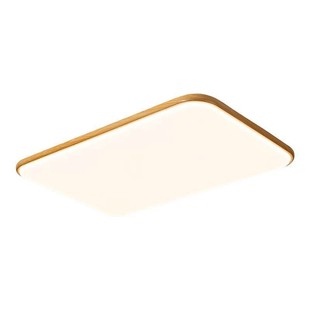 箭牌中古风客厅吸顶灯2025新款原木色大气客厅主灯卧室吸顶护眼灯