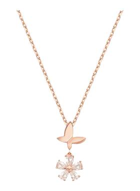 蝴蝶银项链cottiny纯银原创设计