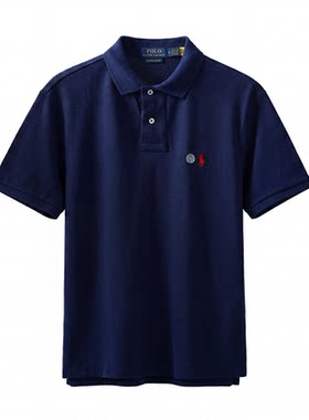 【自营】RALPH LAUREN男士修身版型POLO衫休闲百搭翻领短袖T恤夏