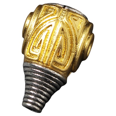 藏银三通凤眼小金刚星月菩提配饰