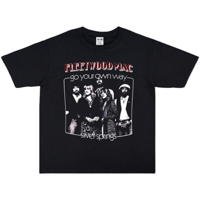 FleetwoodMac佛利伍麦克印花T恤