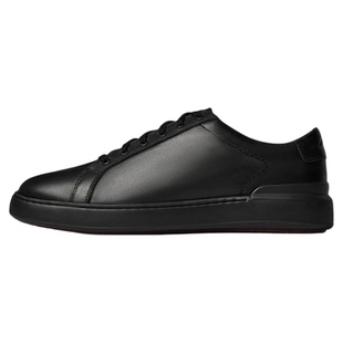 clarks其乐Courtlite City男士春夏新品小白鞋男光面牛皮休闲板鞋