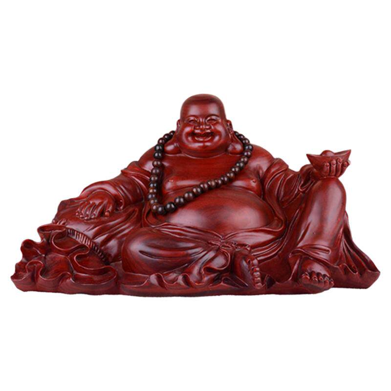 实木弥勒佛家居玄关摆件开业礼品