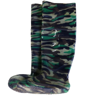 长筒插秧靴农田水靴男夏高筒软平底插秧鞋女过膝耕田防滑水田靴子