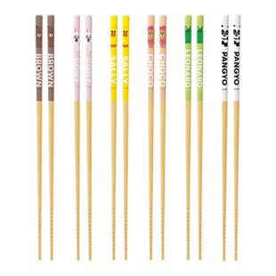 竹筷子单人装家用2026新款防滑高档可爱一人一筷单人装专用筷子