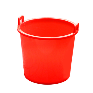 牛筋塑料胶水桶红色白色大号水缸储水装水家用农用挑粪桶加厚耐用