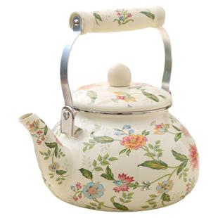 欧丽家珐琅搪瓷壶烧水壶奶茶壶煮花茶夏天熬药壶电磁炉明火通用