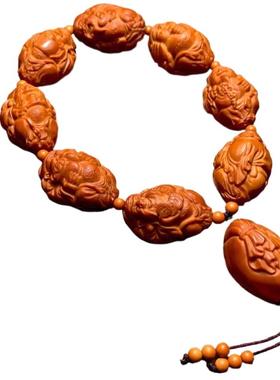 八大财神橄榄核手串多款尺寸