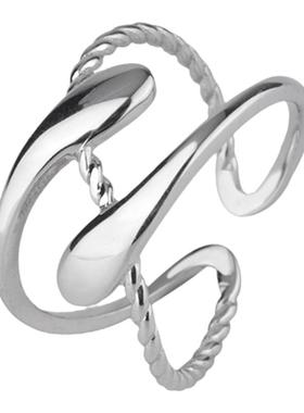 饰品几何开口可调节百搭礼物戒指