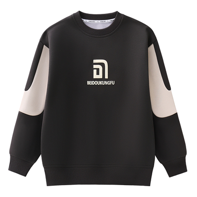 男童卫衣秋冬款圆领帅气