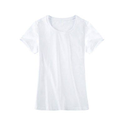 女士白色T恤短袖打底衫