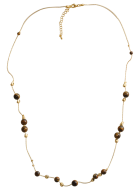 小众秋冬复古美拉德项链女毛衣链