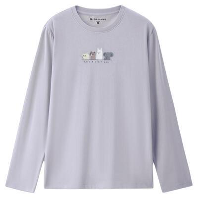 Giordano/佐丹奴长袖常规印花