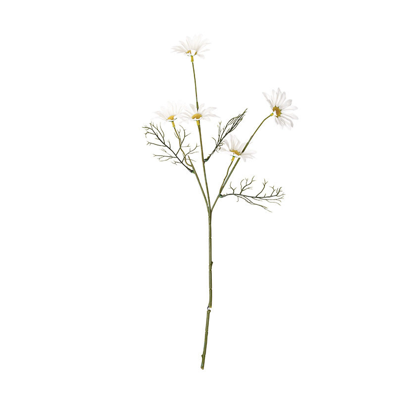 仿真花白色花材仿真玫瑰假花家居花艺摆件酒店婚庆装饰塑料人造花
