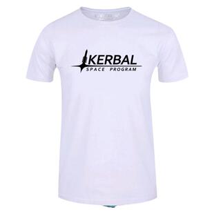 坎巴拉太空计划t恤男短袖游戏纯棉半截袖夏款大码体恤衫圆领衣服