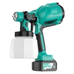 电动喷漆枪油漆喷枪乳胶漆喷涂机家用锂电高雾化喷壶适配大艺电池