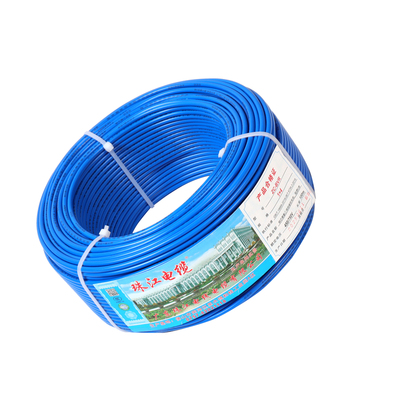 珠江电缆国标RV纯铜芯单芯线阻燃