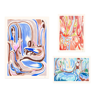 ANNA丹麦设计Karoline Gabel抽象艺术海报北欧客厅餐厅卧室装饰画