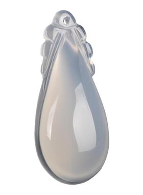 diy玉髓玛瑙如意配饰水滴吊坠