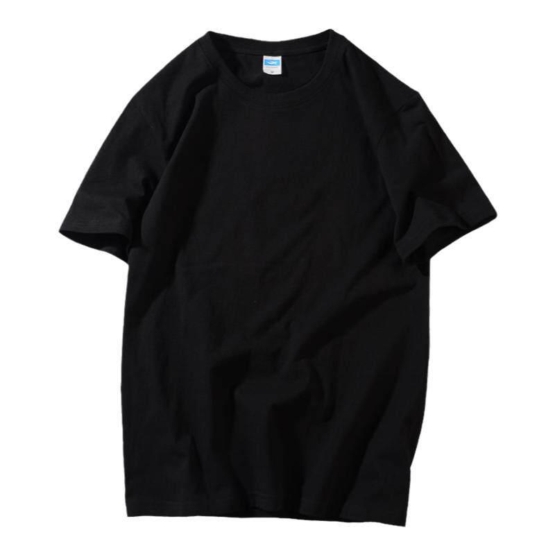纯棉t恤定制短袖大码工作服印字图logo定做班服宽松半袖广告衫diy