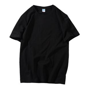 纯棉t恤定制短袖大码工作服印字图logo定做班服宽松半袖广告衫diy