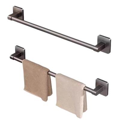 【掉落包赔！】浴室免打孔毛巾杆