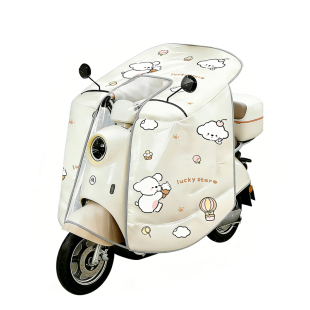 挡风被电动车四季通用全包斗篷加厚电瓶摩托车防水防雨防风罩春秋