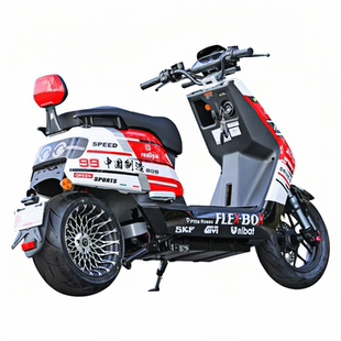 倍特红牛pro+新款大轮胎单摇臂高速电动摩托车大功率踏板车72v60v