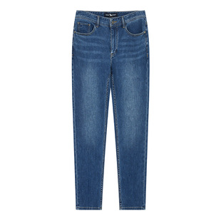 亨利格兰休闲牛仔裤男士春秋中腰宽松美式百搭舒适垂感直筒长裤