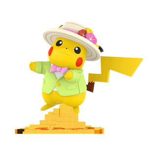 宝可梦正版授权手办潮玩摆件大集结皮卡丘黏美龙技能底座现货公仔