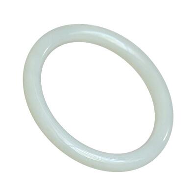 和田玉手镯亲宝水晶羊脂白玉镯子