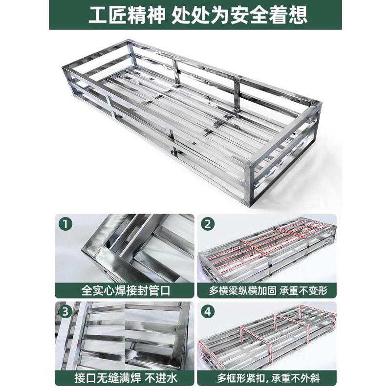 阳台304不锈钢养花架悬挂置物架护栏杆花盆墙壁上窗台多肉晒鞋物