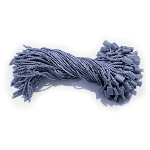 现货衣服标签方头吊牌绳定制吊牌绳吊粒定做服装通用吊绳挂绳线