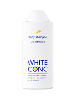 日本white conc全身亮白沐浴露持久留香沐浴乳液温和去角质提亮